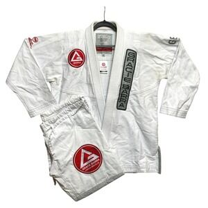 Gracie Barra Jiu Jitsu Gi Kimono Suit BJJ Uniform White A2 With Pants